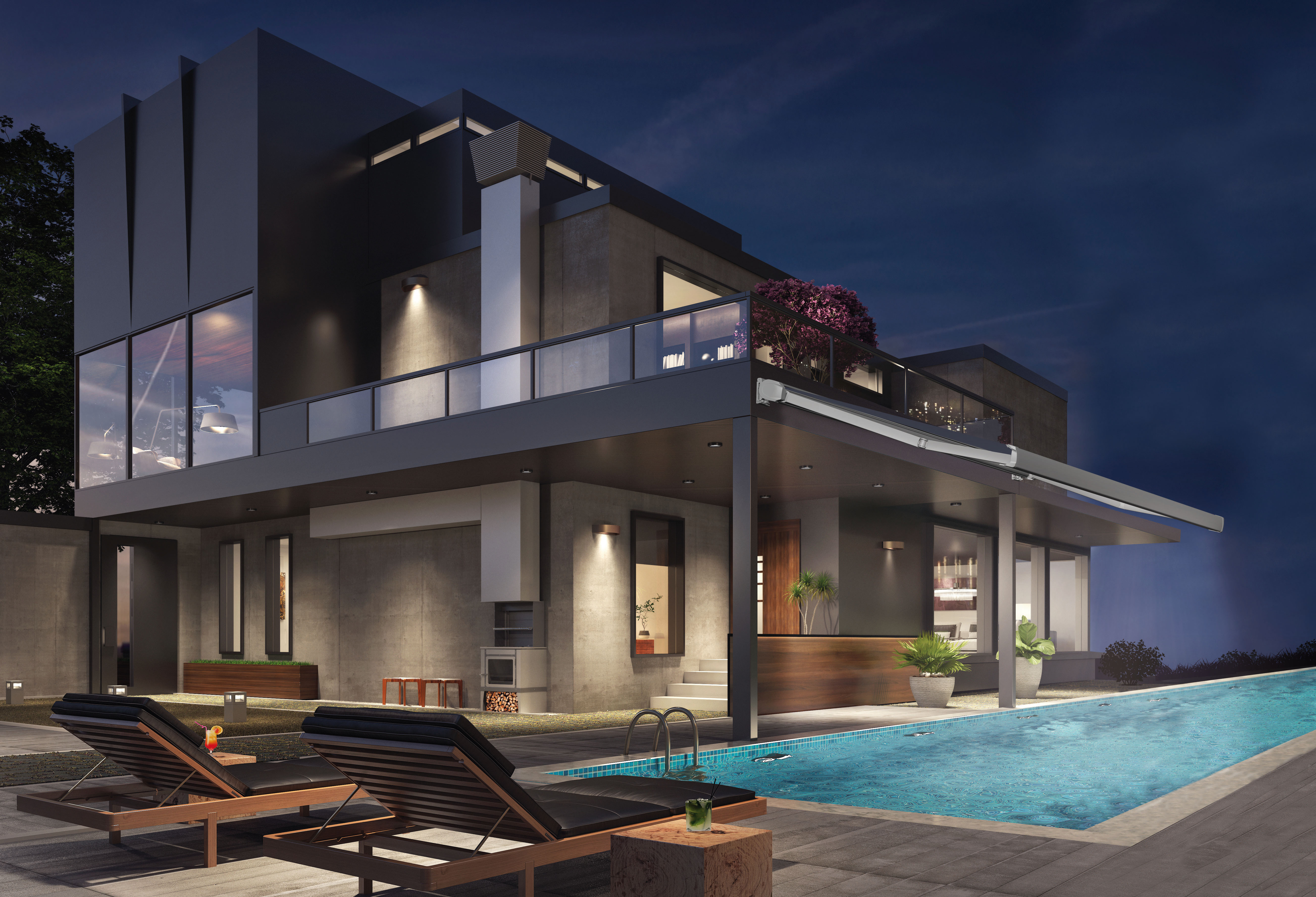 Modern house exterior
